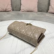 	 Colestore Miss Dior Chain Pouch Beige Cannage Lambskin - 5