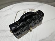 Colestore Miss Dior Mini Bag Black Cannage Lambskin 21 x 11.5 x 4.5 - 5