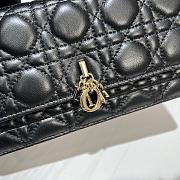 Colestore Miss Dior Mini Bag Black Cannage Lambskin 21 x 11.5 x 4.5 - 6