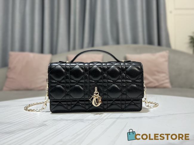 Colestore Miss Dior Mini Bag Black Cannage Lambskin 21 x 11.5 x 4.5 - 1