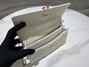 	 Colestore Miss Dior Mini Bag White Cannage Lambskin 21 x 11.5 x 4.5 - 3