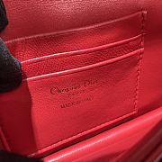 	 Colestore Miss Dior Mini Bag Red Cannage Lambskin 21 x 11.5 x 4.5 - 3