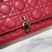 	 Colestore Miss Dior Mini Bag Red Cannage Lambskin 21 x 11.5 x 4.5 - 2