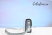 Colestore Teen Triomphe Bag In Shiny Calfskin Leather - Soft Blue - CELINE Size 19cm - 2
