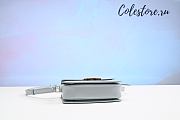 Colestore Teen Triomphe Bag In Shiny Calfskin Leather - Soft Blue - CELINE Size 19cm - 4