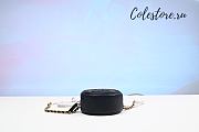 Chanel Cc Filigree Grained Round Clutch With Chain Bag Black A1 - 4