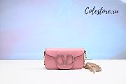 Valentino Garavani VLOGO Crystal-Embellished Shoulder Bag Size 20cm - 1