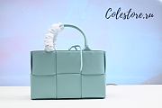 Colestore Bottega Veneta Medium Arco Tote Bag Blue Size 25×16×8cm - 1
