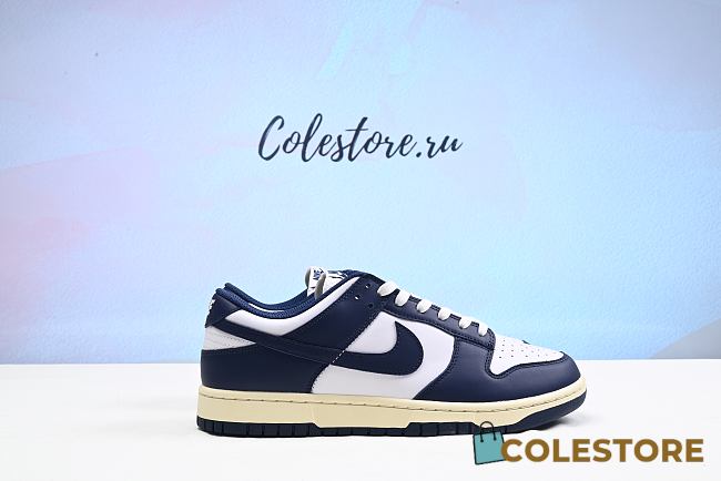 Colestore Nike Dunk Low Vintage Navy  - 1