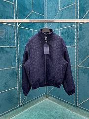 Colestore LV Monogram Wool Bouclette Zipped Blouson Men - 2
