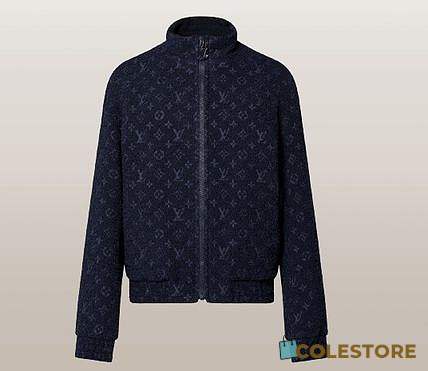 Colestore LV Monogram Wool Bouclette Zipped Blouson Men - 1