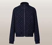 Colestore LV Monogram Wool Bouclette Zipped Blouson Men - 1