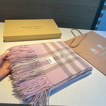 	 Colestore Burberry Cashmere Scarf Pink