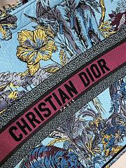 	 Colestore Dior Blue Multicolor Toile de Jouy Voyage Embroidery Size 42×35×18.5cm - 3