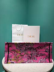 Colestore Dior Pink Multicolor Toile de Jouy Voyage Embroidery Size 42×35×18.5cm - 5