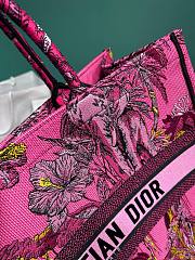 Colestore Dior Pink Multicolor Toile de Jouy Voyage Embroidery Size 42×35×18.5cm - 3
