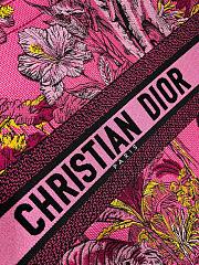 Colestore Dior Pink Multicolor Toile de Jouy Voyage Embroidery Size 42×35×18.5cm - 2