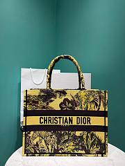 Colestore Yellow Multicolor Toile de Jouy Voyage Embroidery (36 x 27.5 x 16.5 cm) - 1
