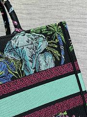 	 Colestore Multicolor Toile de Jouy Voyage Embroidery (36 x 27.5 x 16.5 cm) - 3