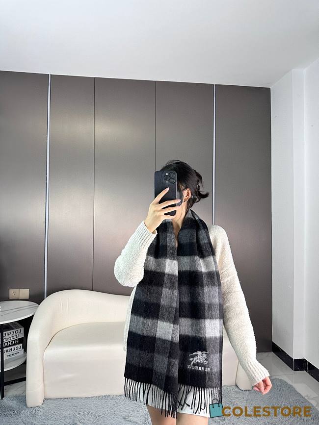 	 Colestore Burberry Cashmere Scarf 02 - 1