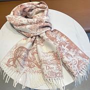 	 Colestore Dior Rose Toile De Jouy Sauvage Sacrf Rose Des Vents Cashmere and Wool - 1