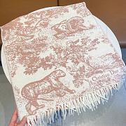 	 Colestore Dior Rose Toile De Jouy Sauvage Sacrf Rose Des Vents Cashmere and Wool - 3