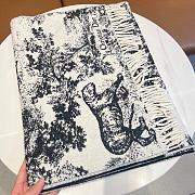 	 Colestore Dior Black Toile De Jouy Sauvage Sacrf Rose Des Vents Cashmere and Wool - 4