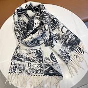 	 Colestore Dior Black Toile De Jouy Sauvage Sacrf Rose Des Vents Cashmere and Wool - 2
