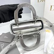 Colestore Lady Dior Silver Size 20 x 16.5 x 8 cm - 3