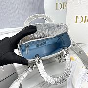Colestore Lady Dior Silver Size 20 x 16.5 x 8 cm - 4