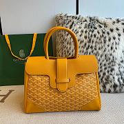 Colestore Goyard Tote Yellow Bag Size 34x25x16 - 1