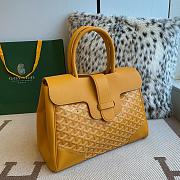Colestore Goyard Tote Yellow Bag Size 34x25x16 - 2