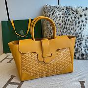 Colestore Goyard Tote Yellow Bag Size 34x25x16 - 3