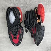 	 Colestore Balmain Black Unicorn Trainer In Neoprene And Leather Red Size 35-45 - 5