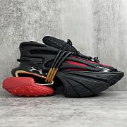 	 Colestore Balmain Black Unicorn Trainer In Neoprene And Leather Red Size 35-45 - 3