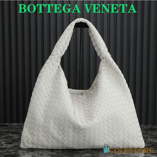 	 Colestore Bottega Veneta Large White Small Hop Size 54×24×13 - 1