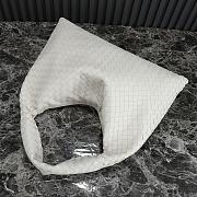 	 Colestore Bottega Veneta Large White Small Hop Size 54×24×13 - 2