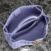Colestore Bottega Veneta Small East/West Andiamo Purple 29×18×10 - 4