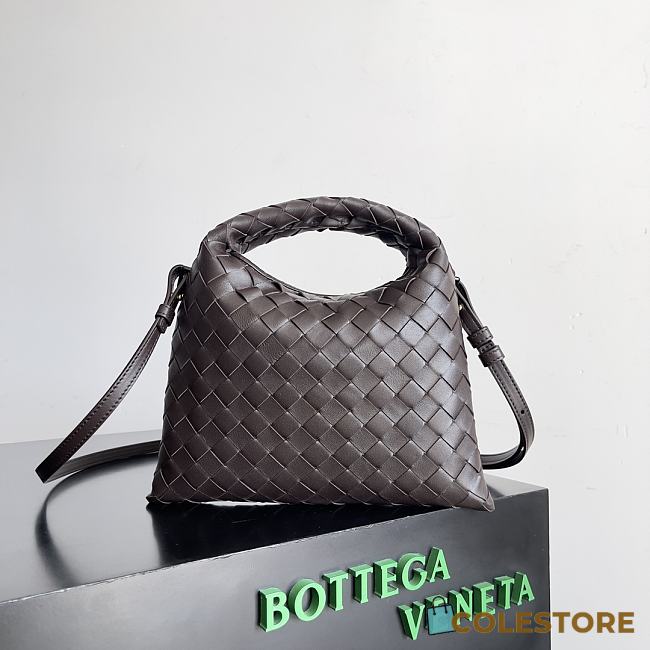 	 Colestore Bottega Veneta Mini Hop Brown Size 25.5*14.5*11cm - 1