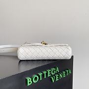 	 Colestore Bottega Veneta Mini Andiamo Cross-Body White Bag 21.5*13*4.5cm - 3