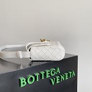 	 Colestore Bottega Veneta Mini Andiamo Cross-Body White Bag 21.5*13*4.5cm - 2