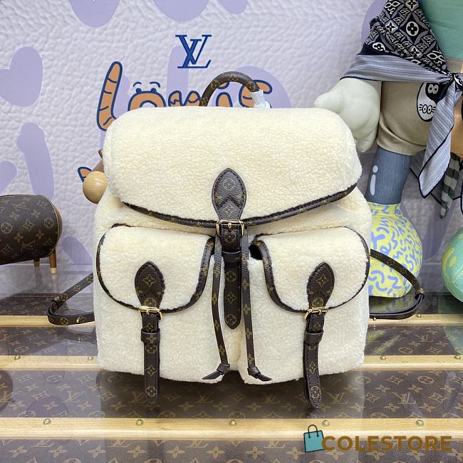 Colestore Louis Vuitton Shearling Backpack  M23384 31x31x17cm - 1