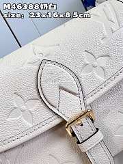 	 Colestore Louis Vuitton Diane M46388 Cream Size 24 x 15 x 9 cm - 4