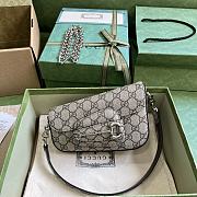 Colestore Gucci Horsebit 1955 Mini Shoulder Bag Beige And Ebony - 1