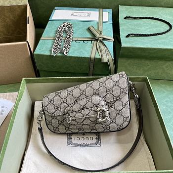 Colestore Gucci Horsebit 1955 Mini Shoulder Bag Beige And Ebony