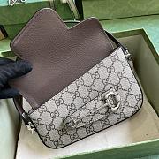 Colestore Gucci Horsebit 1955 Mini Shoulder Bag Beige And Ebony - 6