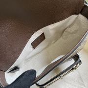 Colestore Gucci Horsebit 1955 Mini Shoulder Bag Beige And Ebony - 5