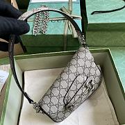 Colestore Gucci Horsebit 1955 Mini Shoulder Bag Beige And Ebony - 4