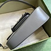 	 Colestore Gucci Horsebit 1955 Mini Shoulder Bag Grey - 3