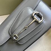 	 Colestore Gucci Horsebit 1955 Mini Shoulder Bag Grey - 5